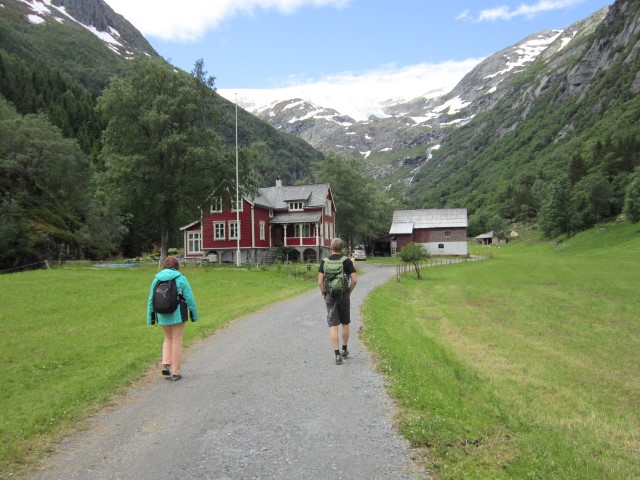 Noorwegen, Odda, naar Buarbeer gletsjer